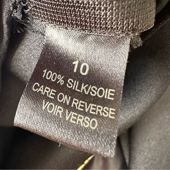 ELIE TAHARI Black Silk One-Shoulder Maxi Dress Braided Strap Evening Gown Sz 10 - Picture 12 of 14